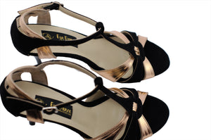 black dance shoes for wedding, night out and date night. custom made dance shoes.