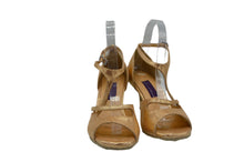 rose gold dance shoes for dancing event, for wedding, for tango.