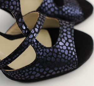 Handmade Women Dance Shoe, Suede Sole, Leather, Handmade Tango Shoes. Milano.