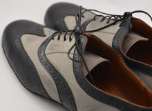 Handmade Tango Shoes Suede, Handmade Dance Shoes, Handmade Ballroom Shoes. Fall Tango Dance Shoes. Black Gray tango shoes. black tango shoes. gray tango shoes. black dance shoes. gray dance shoes.