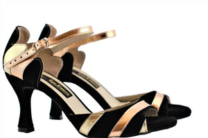 Handmade Tango Shoes Leather -Model : New Jersey